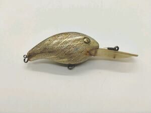 Rebel Deep Mini R Crankbait Silver Black Back - Textured - No Hooks